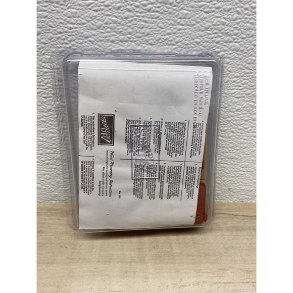 2003 Stampin Up All Natural Set Of 5 Rubber Stamps One Stamp Is Missing - Picture 2 of 3